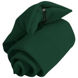 Premier Tie - Mens Plain Workwear Clip On Tie / Bottle Green